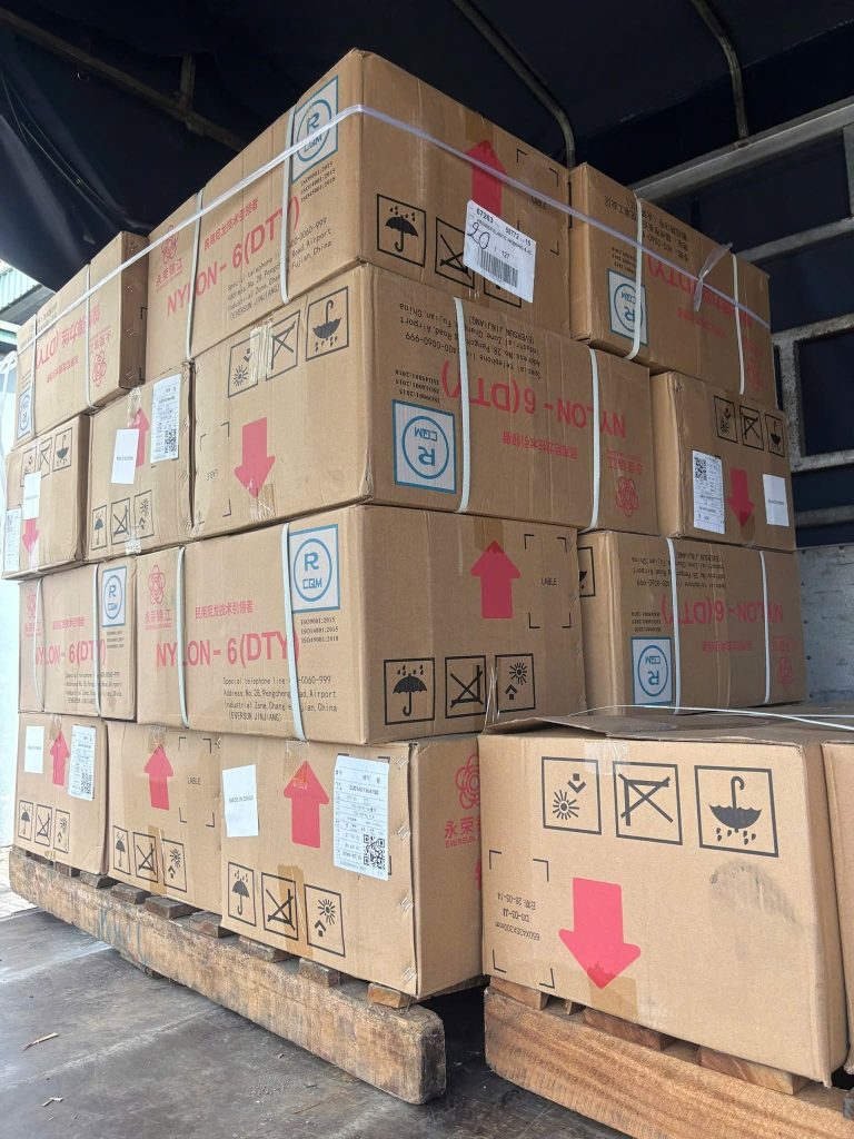 WHITE LOTUS LOGISTICS COMPANY LIMITED HOÀN THÀNH THÀNH CÔNG LÔ HÀNG NHẬP KHẨU SỢI VẢI TỪ CHINA